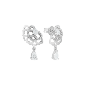 Bông tai Bạc đính đá PNJSilver XMXMW000037